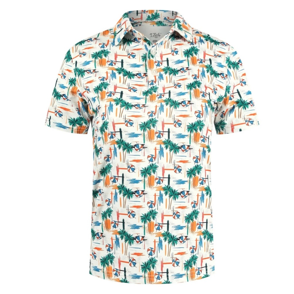 1764 GOLF • Beachin’ 80’s Polo Signature Shirt